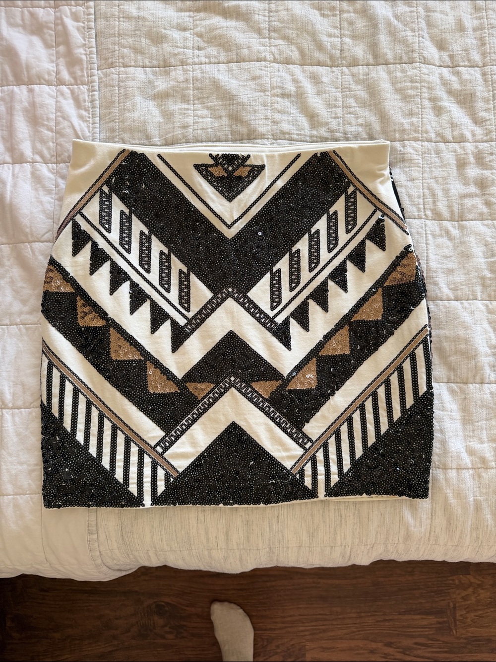 Sequined Express Skirt